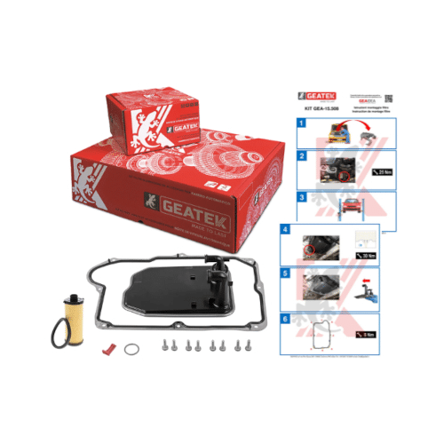 kit filtro cambio automatico con viti e accessori e istruzioni con coppia di serraggio
